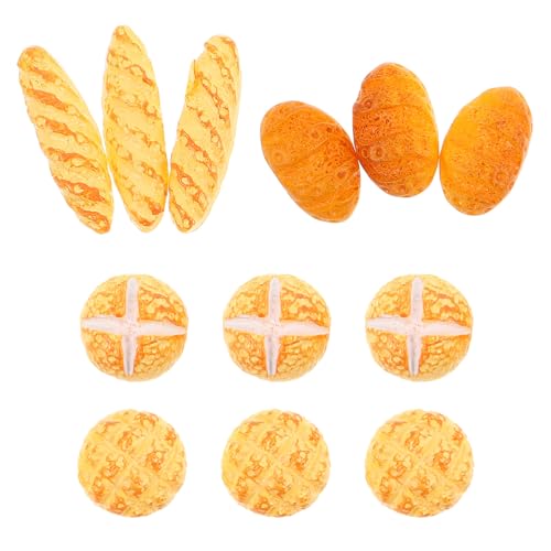 Toddmomy 3 Sets Mini Brotbäckerei Modell Miniatur Puppenhaus Lebensmittel Dekorationszubehör Für Heimwerker Basteln Rollenspiele Kleine Küchenszenen Dekoration 4 Stück Pro Set von Toddmomy
