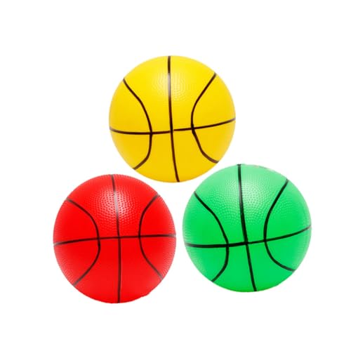 Toddmomy 3 Stück Dicke PVC Basketball Spielzeuge für Ballpumpe Bunte Bälle für Jungen und Mädchen Leichtes Badespielzeug für Pool und Outdoor Spaß Zufällige Farbe Zufällige Farbe von Toddmomy
