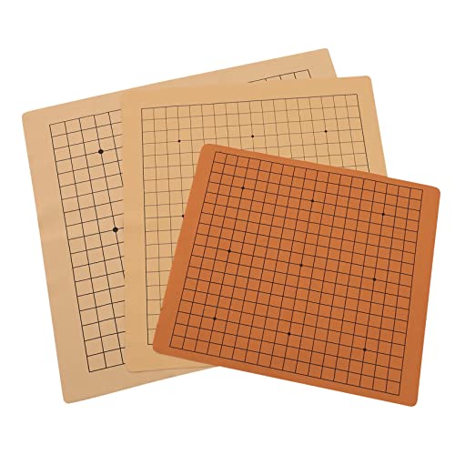 Toddmomy 3 Stück Go Schachbrett aus Leder Teiliges Go Schachspiel für und Langlebiges für Familie und Freunde und Leicht zu Verstauen Toddmomy 3 Stück Go Schachbrett aus Leder Teiliges Go Schachspiel für und Langlebiges für Familie und Freunde und Leicht zu Verstauen von Toddmomy