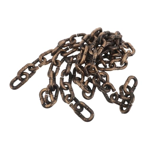 Toddmomy 3 Stück Halloween Deko-Ketten aus Kunststoff Realistische Gruselige Ketten mit Ringen Je Leichte und Flexible Dekoration für Kostümpartys Spukhaus und Halloween-deko von Toddmomy