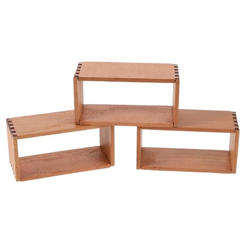 Toddmomy 3 Stück Mikrospeicherschrank Mini-Puppenstubenregal Miniatur-Puppenhausschrank 4 -schichtige Holzmöbel Miniatur -Bücherregal Display Puppenhaus-Miniaturmöbel hölzern Beige Toddmomy 3 Stück Mikrospeicherschrank Mini-Puppenstubenregal Miniatur-Puppenhausschrank 4 -schichtige Holzmöbel Miniatur -Bücherregal Display Puppenhaus-Miniaturmöbel hölzern Beige von Toddmomy