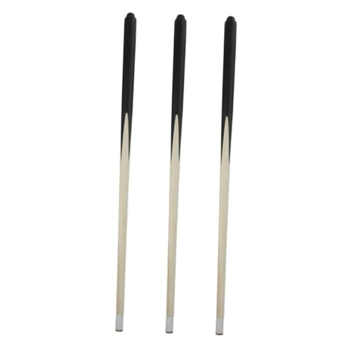Toddmomy 3 Stück Mini Billard Queue aus Robustem Holz Leicht und Kompakt für Jugendliche und Anfänger Rutschfester Griff für Präzise Schüsse für Heim tischbillard und Training von Toddmomy