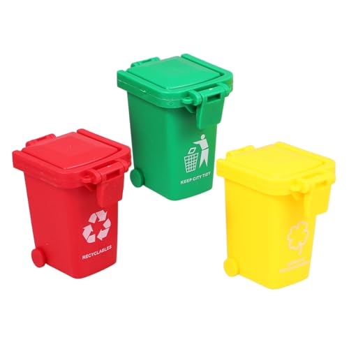 Toddmomy 3 Stück Kleiner Mülleimer für Kinder Interaktives Spielzeug zur Mülltrennung Niedliches Design für Kindergarten Schule und Zuhause Spielzeug Mülleimer für Puppenhaus Toddmomy 3 Stück Kleiner Mülleimer für Kinder Interaktives Spielzeug zur Mülltrennung Niedliches Design für Kindergarten Schule und Zuhause Spielzeug Mülleimer für Puppenhaus von Toddmomy
