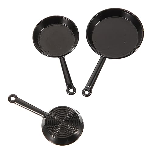 Toddmomy 3 Stück Miniatur Küchenutensilien Teiliges Set aus Verschleißfestem Legierungs Mini Pfannen Deko Realistische Puppenhaus Accessoires Geeignet für DIY Mini Küchen und Mikro Toddmomy 3 Stück Miniatur Küchenutensilien Teiliges Set aus Verschleißfestem Legierungs Mini Pfannen Deko Realistische Puppenhaus Accessoires Geeignet für DIY Mini Küchen und Mikro von Toddmomy