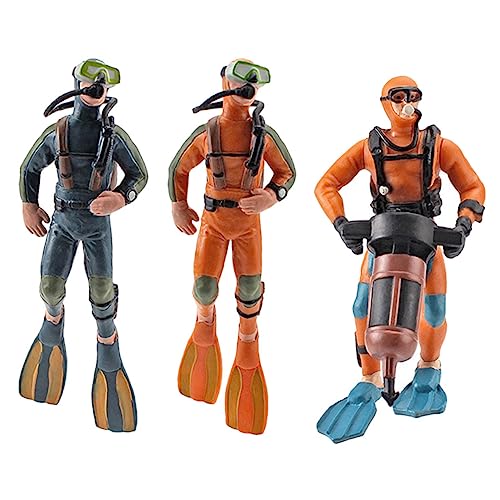Toddmomy 3 Stück Miniatur Taucher Figur für Aquarien Kreative Unterwasser Dekoration Kompakte Sand Tisch Landschafts Figuren und Sicher für Fische Toddmomy 3 Stück Miniatur Taucher Figur für Aquarien Kreative Unterwasser Dekoration Kompakte Sand Tisch Landschafts Figuren und Sicher für Fische von Toddmomy