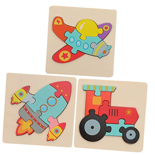 Toddmomy 3 Stück Puzzle Rätsel für Frühpädagogisches DIY -Holzrätsel Kinderhandwerk hölzern Toddmomy 3 Stück Puzzle Rätsel für Frühpädagogisches DIY -Holzrätsel Kinderhandwerk hölzern von Toddmomy