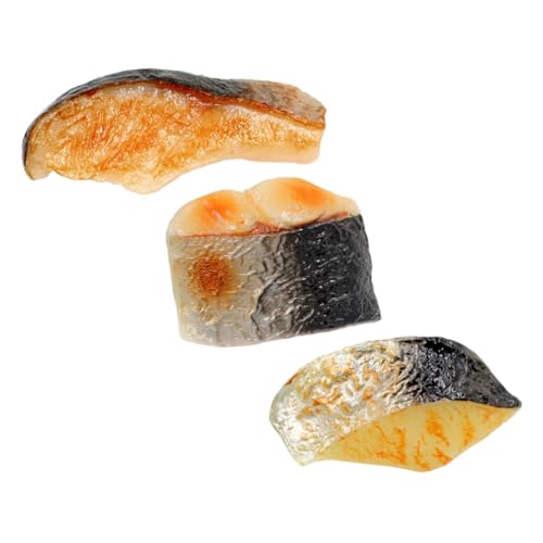 Toddmomy 3 Stück Realistische Seafood Modelle aus PVC Lebensechte Fischblock Nachbildung Dekorative Simulation für Restaurant Küche Schaufenster und Partydekoration Toddmomy 3 Stück Realistische Seafood Modelle aus PVC Lebensechte Fischblock Nachbildung Dekorative Simulation für Restaurant Küche Schaufenster und Partydekoration von Toddmomy