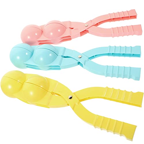 Toddmomy 3 Stück Schneeball-Clip Form Clips Schneeclip - für Schneeklammerspielzeug Schneeclip Schneeclip- Schneeclip -Werkzeug pp Zufällige Farbe Toddmomy 3 Stück Schneeball-Clip Form Clips Schneeclip - für Schneeklammerspielzeug Schneeclip Schneeclip- Schneeclip -Werkzeug pp Zufällige Farbe von Toddmomy