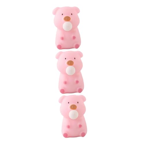 Toddmomy 3 Stück Stressabbau Schweinchen Squeeze Niedliches Cartoon Druckspielzeug Dehnbares Antistress für Erwachsene und und Party Mitgebsel von Toddmomy