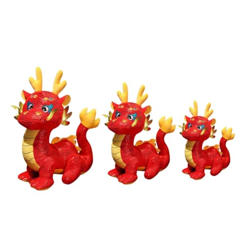 Toddmomy 3 Stück Teiliges Drachen Plüschtier Lustige Drachen für Chinesische Neujahr Geschenkidee für Besondere Anlässe und Dekoration Toddmomy 3 Stück Teiliges Drachen Plüschtier Lustige Drachen für Chinesische Neujahr Geschenkidee für Besondere Anlässe und Dekoration von Toddmomy