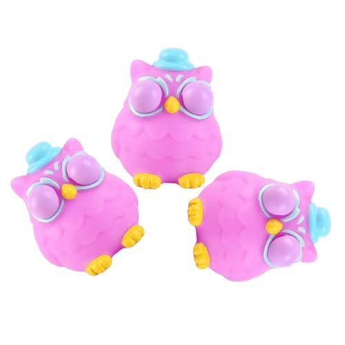 Toddmomy 3 Stück Teiliges Eulen Stressspielzeug Dehnbares Druckentlastungsspielzeug Kleine Cartoon Tierfigur für Partydekoration und Stressabbau Aktivitätsspielzeug für Erwachsene Toddmomy 3 Stück Teiliges Eulen Stressspielzeug Dehnbares Druckentlastungsspielzeug Kleine Cartoon Tierfigur für Partydekoration und Stressabbau Aktivitätsspielzeug für Erwachsene von Toddmomy
