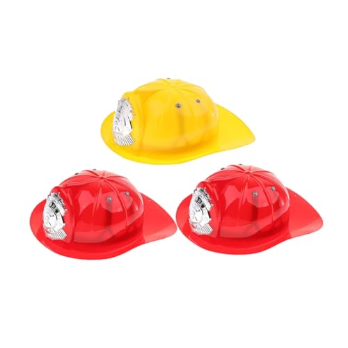 Toddmomy 3 Stück Teiliges Feuerwehrhelm Kunststoff Feuerwehrmütze mit Glatten Kanten Robust und Sicher Pädagogisches Feuerwehrkostüm Zubehör für Jungen und Mädchen Halloween Party Toddmomy 3 Stück Teiliges Feuerwehrhelm Kunststoff Feuerwehrmütze mit Glatten Kanten Robust und Sicher Pädagogisches Feuerwehrkostüm Zubehör für Jungen und Mädchen Halloween Party von Toddmomy