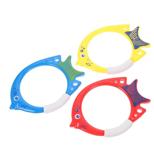 Toddmomy 3 Stück Teiliges Fische Unterwasser Tauchringe Bunte Poolspielzeug Schwimmringe Tauchspiel für Schwimmbad mit Sicherem Kunststoff Spaßförderndes Wasserspielzeug Toddmomy 3 Stück Teiliges Fische Unterwasser Tauchringe Bunte Poolspielzeug Schwimmringe Tauchspiel für Schwimmbad mit Sicherem Kunststoff Spaßförderndes Wasserspielzeug von Toddmomy