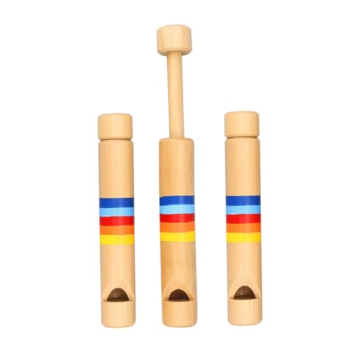 Toddmomy 3 Stück Holzflöte Spielzeug für Kinder Musikspielzeug zur Frühen Bildung Einfach zu Bedienen Kreatives Design Toddmomy 3 Stück Holzflöte Spielzeug für Kinder Musikspielzeug zur Frühen Bildung Einfach zu Bedienen Kreatives Design von Toddmomy