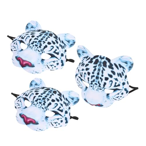 Toddmomy 3 Stück Teiliges Leoparden-halbgesichtsmaske aus Atmungsaktivem EVA Leichte Tier-motivmaske für Halloween und Karneval Komfortabel und Einfach zu Tragen Geeignet für Erwachsene Toddmomy 3 Stück Teiliges Leoparden-halbgesichtsmaske aus Atmungsaktivem EVA Leichte Tier-motivmaske für Halloween und Karneval Komfortabel und Einfach zu Tragen Geeignet für Erwachsene von Toddmomy
