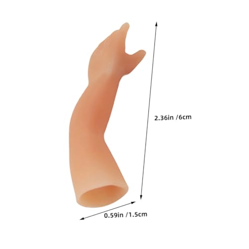 Toddmomy 3 Stück Teiliges Mini Hand aus Stabilem Silikon Fingerfreundliche Gimmicks für Zaubertricks und Partys Realistische Kleine Hände für Münztricks und Witzige Streichspiele von Toddmomy