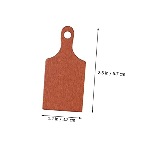 Toddmomy 3 Stück Teiliges Mini Schneidebrett Glatte Oberfläche Stabiles Küchenbrett für Puppenhaus Deko Handwerklich Verarbeitet Kindgerecht Fördert Kreativität und Praktische Fähigkeiten von Toddmomy