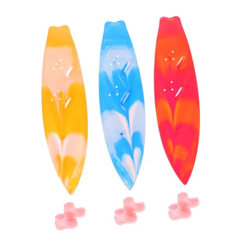 Toddmomy 3 Stück Teiliges Mini Surfboard mit Puppenschuhen Bunte Deko für Kuchen und Partys für Teenager und Erwachsene für Sommerfeiern und DIY Projekte Toddmomy 3 Stück Teiliges Mini Surfboard mit Puppenschuhen Bunte Deko für Kuchen und Partys für Teenager und Erwachsene für Sommerfeiern und DIY Projekte von Toddmomy