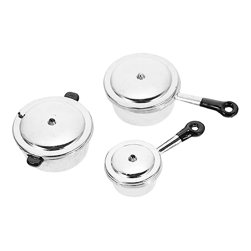 Toddmomy 3 Stück Teiliges Miniatur Kochtopf aus Langlebiger Legierung Detailreiche Mini Küchen Dekoration für Puppenhäuser Bruchfestes Küchengeräte zur Kreativen Szenengestaltung Toddmomy 3 Stück Teiliges Miniatur Kochtopf aus Langlebiger Legierung Detailreiche Mini Küchen Dekoration für Puppenhäuser Bruchfestes Küchengeräte zur Kreativen Szenengestaltung von Toddmomy