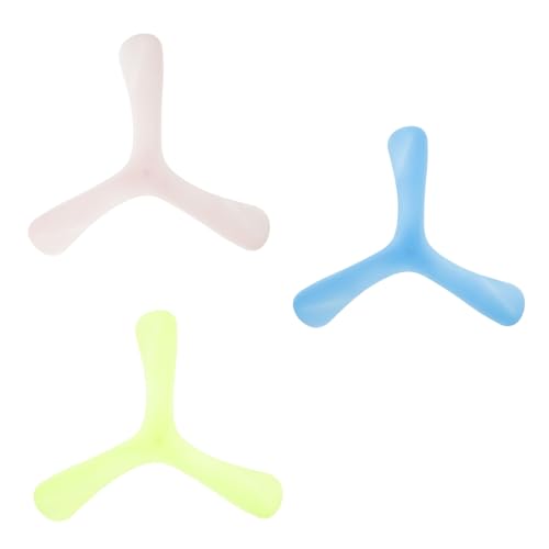 Toddmomy 3 Stück Teiliges Outdoor Nachtleuchtender Wurfgerät für Erwachsene Langlebig Einfach zu Werfen Geschenk für Wurfspiele im Freien Zufällige Farbe Zufällige Farbe von Toddmomy