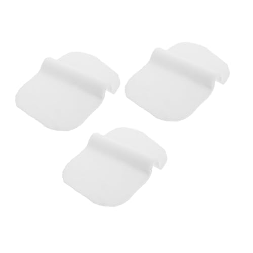 Toddmomy 3 Stück Teiliges Puppenhaus Weiße Flauschige Miniatur Teppiche Weicher Komfortabler DIY Bodenbelag für Puppenhaus Dekoration und Realistische Szenen von Toddmomy