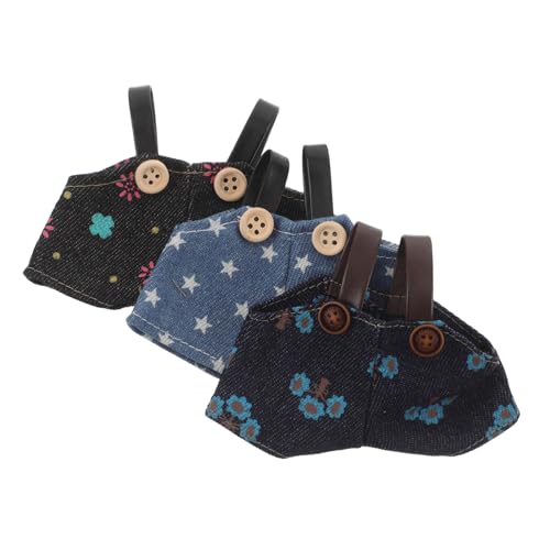 Toddmomy 3 Stück Teiliges Puppenkleidung für Plüschtiere Weiche Baumwoll-doll Overalls mit Stern Blumenmuster Verstellbare Puppenkleidung für Sammlerpuppe Kinderfreundlich und Vielseitig Toddmomy 3 Stück Teiliges Puppenkleidung für Plüschtiere Weiche Baumwoll-doll Overalls mit Stern Blumenmuster Verstellbare Puppenkleidung für Sammlerpuppe Kinderfreundlich und Vielseitig von Toddmomy