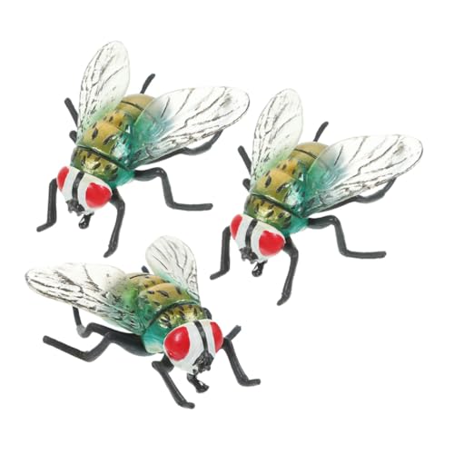Toddmomy 3 Stück Teiliges Realistische Fliegenfiguren aus Stabilem Kunststoff Naturgetreue Insektenmodelle in Grün Vielseitige Deko für Halloween Fotografie und Lernzwecke Toddmomy 3 Stück Teiliges Realistische Fliegenfiguren aus Stabilem Kunststoff Naturgetreue Insektenmodelle in Grün Vielseitige Deko für Halloween Fotografie und Lernzwecke von Toddmomy