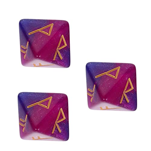 Toddmomy 3 Stück Teiliges Set Polyedrische Würfel Seitige Rune Dice Sternenfarben Dekorative für Spiele für Familie und Partys Toddmomy 3 Stück Teiliges Set Polyedrische Würfel Seitige Rune Dice Sternenfarben Dekorative für Spiele für Familie und Partys von Toddmomy