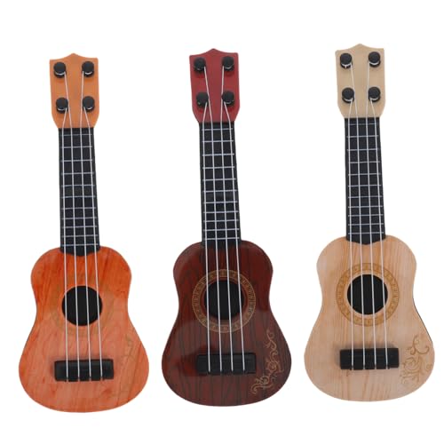 Toddmomy 3 Stück Teiliges Ukulele aus Robustem Mini Gitarren zur Musikalischen Früherziehung Farbenfrohes Lerninstrument für Jungen und Mädchen Geburtstagsgeschenk von Toddmomy