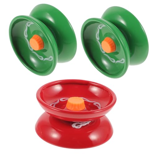 Toddmomy 3 Stück Teiliges Yo Yo Ball aus Langlebiger Legierung mit Festem Achsstift Geeignet für Anfänger Tragbar und Einfach zu Zufällige Farbe Zufällige Farbe von Toddmomy