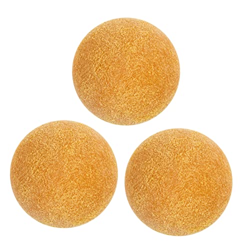 Toddmomy 3 Stück Tischfußball Ersatz Schwebender Fußball Tragbar Fußbälle Foosball -fußballspiel Kleiner Fußball Drinnen Foosballkugeln Mini-fußball Spielzeuge Kicker Versorgung Abs Yellow von Toddmomy
