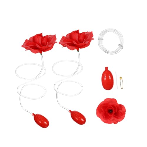 Toddmomy 3 Stück Wasserspritzende Rosenbrosche Realistische Fake Blumen mit Überraschungs-sprühfunktion Nachfüllbare Party-scherzblumen für Halloween Weihnachtsfeiern Toddmomy 3 Stück Wasserspritzende Rosenbrosche Realistische Fake Blumen mit Überraschungs-sprühfunktion Nachfüllbare Party-scherzblumen für Halloween Weihnachtsfeiern von Toddmomy
