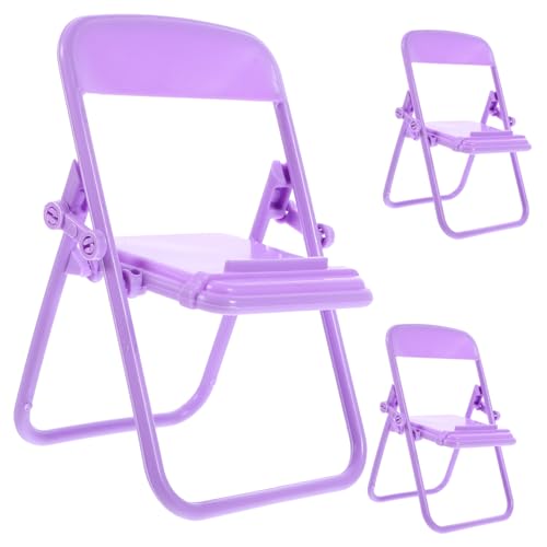 Toddmomy 3 Stücke Puppenhaus Stuhl Puppenkleidung Mädchen Pretend Zimmer Mini Gefälschte Miniatur Wohnkultur Tragbare Teppich Puppen Künstliche Puppe Kunststoff von Toddmomy