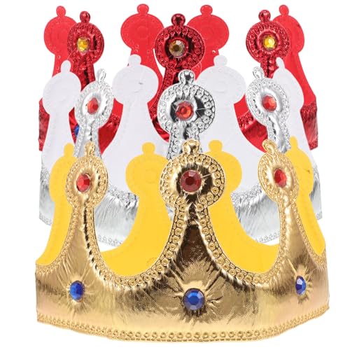 Toddmomy 3-teilige Partykrone für Jungen: Rollenspiel-Tiara – Karnevals-Geburtstagsgeschenkhut – Stoffkrone für Kleinkinder für Cosplay-Partys, Schulaufführungen, Halloween, königliche Toddmomy 3-teilige Partykrone für Jungen: Rollenspiel-Tiara – Karnevals-Geburtstagsgeschenkhut – Stoffkrone für Kleinkinder für Cosplay-Partys, Schulaufführungen, Halloween, königliche von Toddmomy