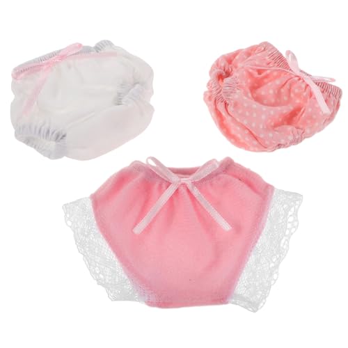 Toddmomy 3-teiliges Windel-unterwäsche-Set Für Babypuppen, Passend Für 20 cm Puppen, Unterwäsche Für Neugeborene, Wiederverwendbare Unterhosen Für Säuglinge Toddmomy 3-teiliges Windel-unterwäsche-Set Für Babypuppen, Passend Für 20 cm Puppen, Unterwäsche Für Neugeborene, Wiederverwendbare Unterhosen Für Säuglinge von Toddmomy