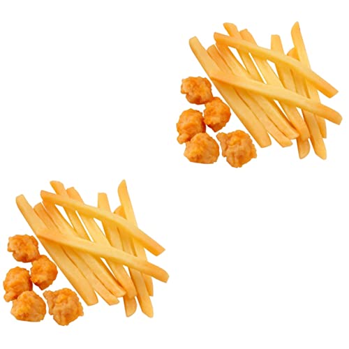 Toddmomy 30 Stck. Teiliges Realistisches Fast Food mit Pommes und Chicken Langlebige Realistische Küchen Deko für Geeignet als Überraschungsspielzeug und Restaurant Accessoire Toddmomy 30 Stck. Teiliges Realistisches Fast Food mit Pommes und Chicken Langlebige Realistische Küchen Deko für Geeignet als Überraschungsspielzeug und Restaurant Accessoire von Toddmomy