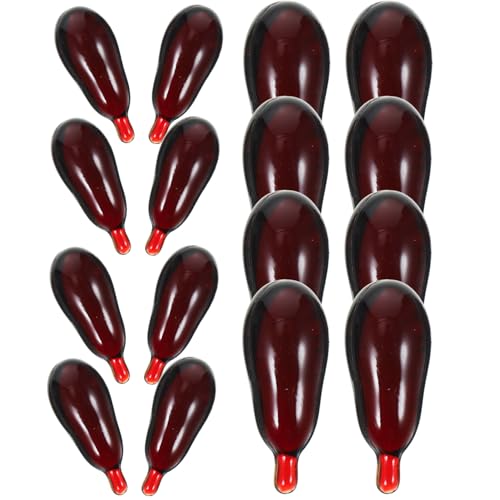 Toddmomy 30 Stück Bimbilitätsrequisiten Cosplay Halloween Blutpillen drinnen gefälschte Blutpille Halloween-Blutpille Vampir gefälschtes Vampirblut Trickblut falscher Vampir Toddmomy 30 Stück Bimbilitätsrequisiten Cosplay Halloween Blutpillen drinnen gefälschte Blutpille Halloween-Blutpille Vampir gefälschtes Vampirblut Trickblut falscher Vampir von Toddmomy