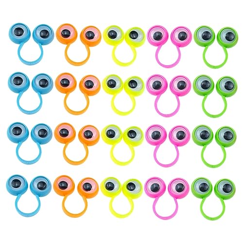 Toddmomy 30Stücke Augapfel Fingerpuppenringe für Kinder Interaktives Spielzeug Kunststoff Leicht Glatte Oberfläche Partygeschenke und Lernspielzeug Toddmomy 30Stücke Augapfel Fingerpuppenringe für Kinder Interaktives Spielzeug Kunststoff Leicht Glatte Oberfläche Partygeschenke und Lernspielzeug von Toddmomy
