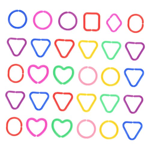 Toddmomy 30 Stück Geometrische Schnallenkettenglieder Spielzeuggliederringe Für Babyspielzeug DIY Babyringe Babyspielzeugringe Gliederspielzeugkettenglieder Kettenspielzeuge Toddmomy 30 Stück Geometrische Schnallenkettenglieder Spielzeuggliederringe Für Babyspielzeug DIY Babyringe Babyspielzeugringe Gliederspielzeugkettenglieder Kettenspielzeuge von Toddmomy