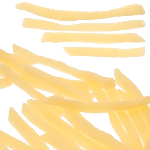 Toddmomy 30 Stück Künstliche Pommes Frites Modell Realistische Deko für Partys Restaurant und Heimdekoration Umweltfreundliches Lebensechte Nachbildung von Toddmomy