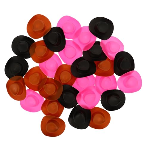 Toddmomy 30 Stück Mini Cowboyhüte Dekorative Puppenhüte für Puppenhaus DIY Handwerk Rosa Schwarz und Braun Leicht und Realistisch für Bastelprojekte und Dekoration Toddmomy 30 Stück Mini Cowboyhüte Dekorative Puppenhüte für Puppenhaus DIY Handwerk Rosa Schwarz und Braun Leicht und Realistisch für Bastelprojekte und Dekoration von Toddmomy