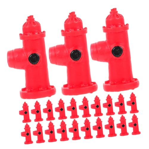 Toddmomy 30 Stück Mini House Schmuck Mini House Ornamente Fotografie -Requisiten Red von Toddmomy