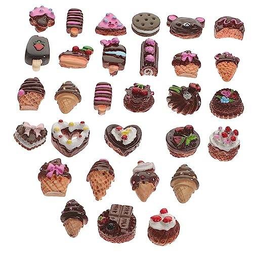 Toddmomy 30 Stück Miniatur Dessert Dekorationen Realistische Modelle für Fotografie Heim und Party Dekoration DIY Zubehör für Bäckerei und Kinderbildung Toddmomy 30 Stück Miniatur Dessert Dekorationen Realistische Modelle für Fotografie Heim und Party Dekoration DIY Zubehör für Bäckerei und Kinderbildung von Toddmomy