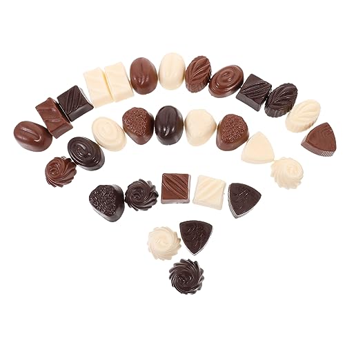 Toddmomy 30 Stück Schokoladen-Ornamente Bulk-Schokolade Künstliche Schokolade Simulierte Schokolade Dessert Aus Künstlichen Lebensmitteln Anzeige Essen Stütze Gefälscht PVC Toddmomy 30 Stück Schokoladen-Ornamente Bulk-Schokolade Künstliche Schokolade Simulierte Schokolade Dessert Aus Künstlichen Lebensmitteln Anzeige Essen Stütze Gefälscht PVC von Toddmomy