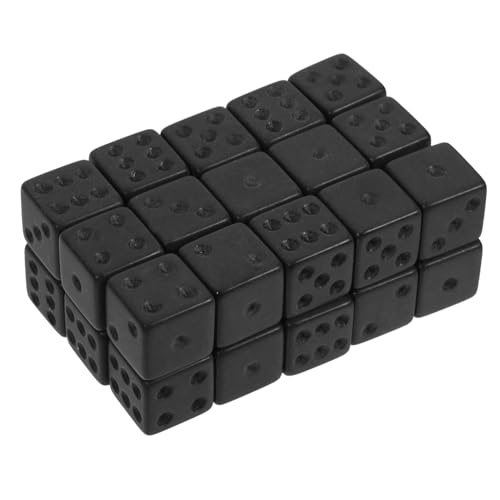 Toddmomy 30 Stück Teiliges Frosted Dice mit Geraden Ecken Acryl Spielwürfel für Brettspiele Parties und Unterricht Tragbare Wiederverwendbare Würfel mit Angenehmer Haptik von Toddmomy