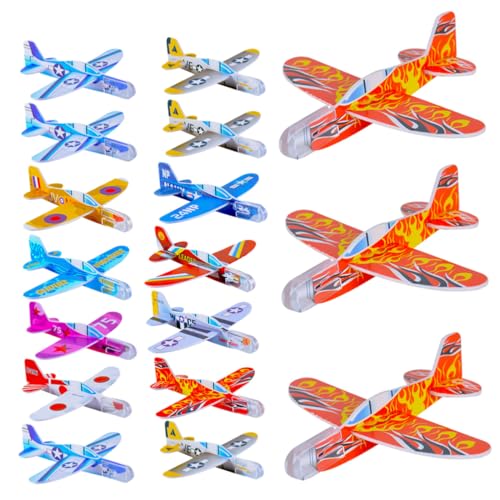 Toddmomy 30 Stück Teiliges Kleine Wurfsegelflugzeuge aus Bunte DIY Flugzeugmodelle für Kindergeburtstag Leicht zu Werfen Robustes Outdoor Motorik und Eltern Junge Mädchen Aktivitäten von Toddmomy