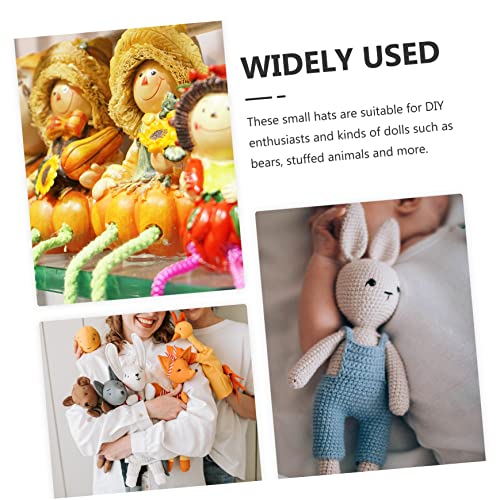 Toddmomy 30 Stück Teiliges Mini Jazz Puppenhut aus Robustem Material Dekorative Kleine Hüte für DIY Bastelprojekte für Puppenaccessoires Kreative Handarbeit und Vielseitige Nutzung von Toddmomy