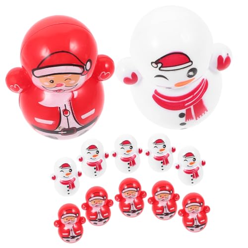 Toddmomy 30 Stück Teiliges Mini Wackelfiguren aus Bunte Tischdeko und Kinderspielzeug rutschfeste Weihnachtsmann Schneemann Wackelpuppen für Partygeschenke und Geschenkbeutelfüllung Toddmomy 30 Stück Teiliges Mini Wackelfiguren aus Bunte Tischdeko und Kinderspielzeug rutschfeste Weihnachtsmann Schneemann Wackelpuppen für Partygeschenke und Geschenkbeutelfüllung von Toddmomy