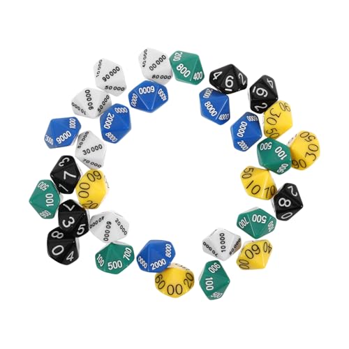 Toddmomy 30 Stück Teiliges Platzwert Würfelset Bunte Polyedrische Würfel für Brettspiele Partyspiele und Rollenspiele für Lernzwecke und Unterhaltung Toddmomy 30 Stück Teiliges Platzwert Würfelset Bunte Polyedrische Würfel für Brettspiele Partyspiele und Rollenspiele für Lernzwecke und Unterhaltung von Toddmomy