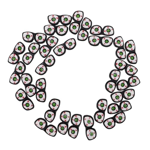 Toddmomy 30 Stück Teiliges Realistische Kunststoff-attrappen Augen für Halloween DIY Basteln Puppen Herstellung Gruselige Leichte Horror-Augen Deko für Innen Außenbereich von Toddmomy